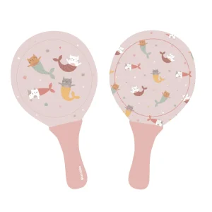 Palas de Playa Neopreno Mermaid Cats con Pelota