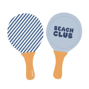 Palas de Playa Neopreno Stripes Blues con Pelota