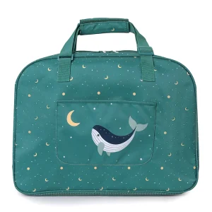 Bolso de playa antiarena Whale Teal