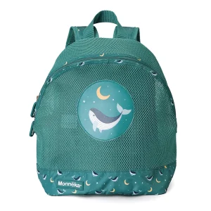 Mochila infantil antiarena Whale Teal