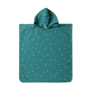 Poncho de Playa Whale Teal