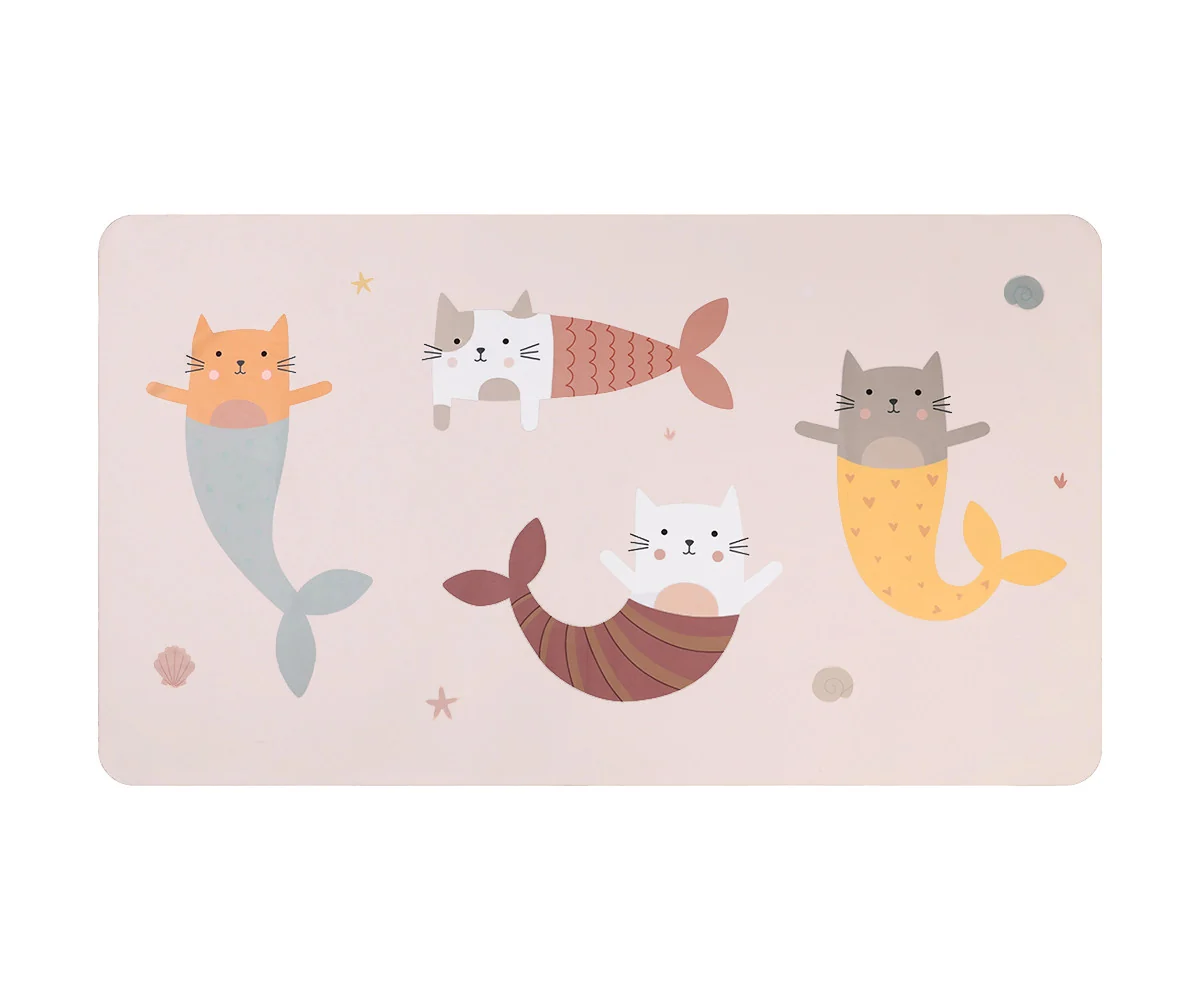 Toalla Playa Microfibra Mermaid Cats - Imagen 2