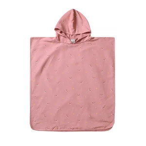 Poncho de Playa Whale Pink