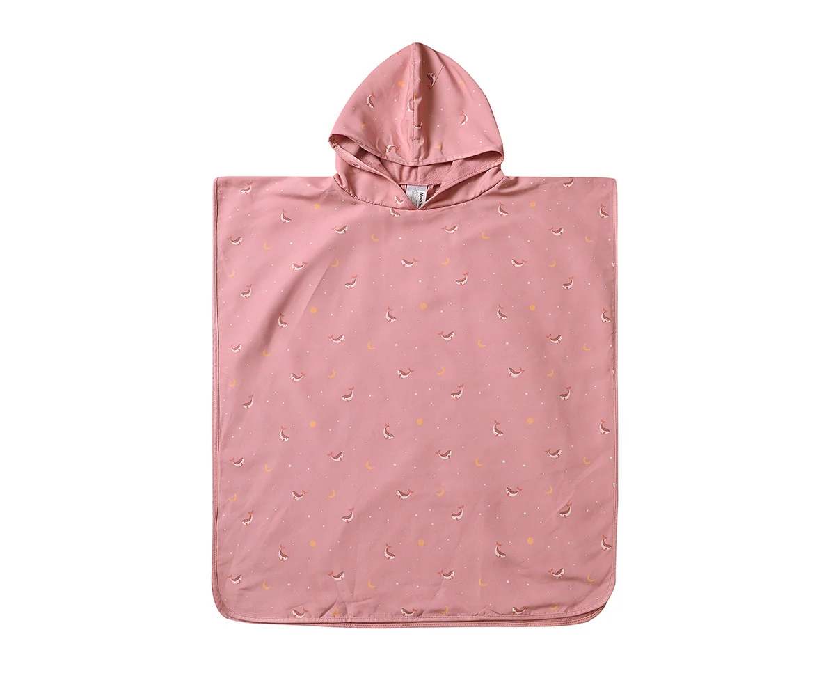 Poncho de Playa Whale Pink - Imagen 2