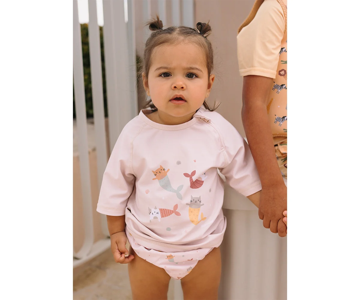 Camiseta protección solar Mermaid Cats - Imagen 2