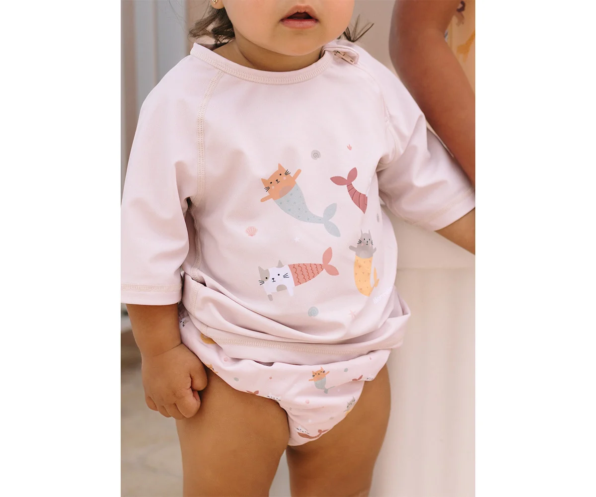 Camiseta protección solar Mermaid Cats - Imagen 3