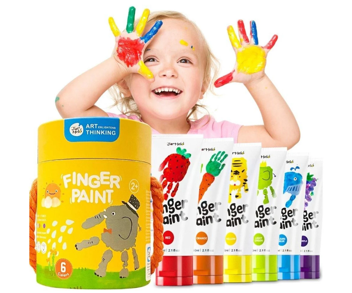 Cubo Pintura de Dedos 6 Colores - Jar Meló - Imagen 3