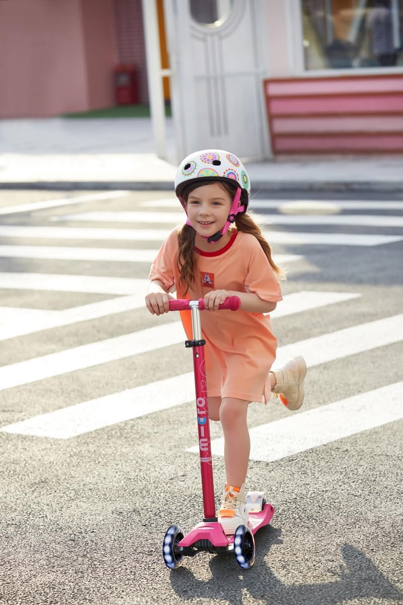 Patinete Maxi Deluxe LED Rosa - Imagen 4