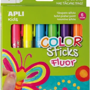 Témpera sólida Color sticks fluor - Apli