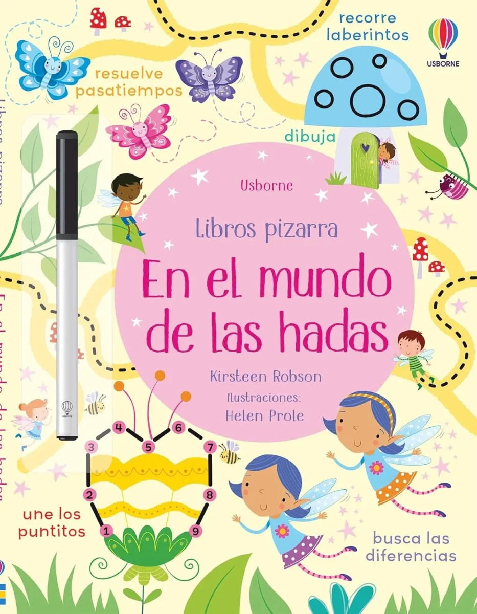 Libro pizarra - El mundo de las hadas