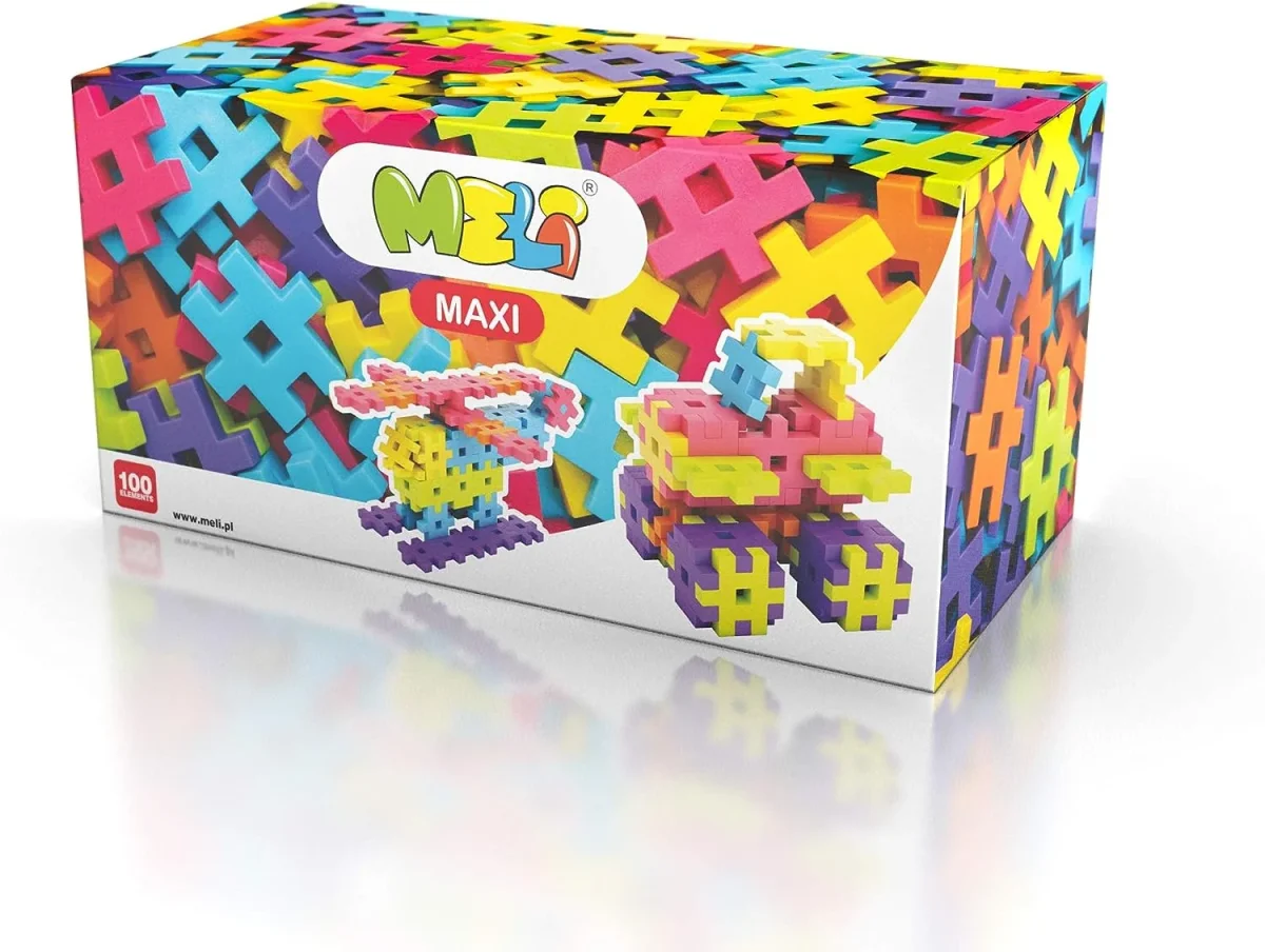 Bloques construcción MELI – Maxi 100 piezas - Imagen 2