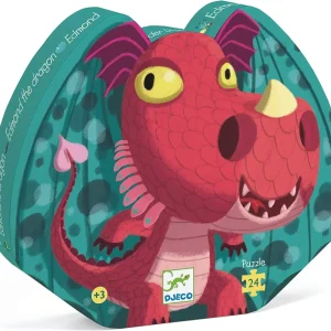 Puzzle silueta Edmond el Dragón  - Djeco