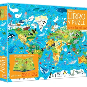 Libro y Puzzle: Animales del mundo