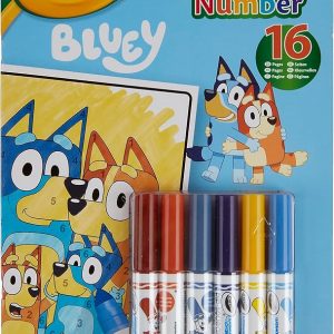 Álbum Colorea por números Bluey - Crayola