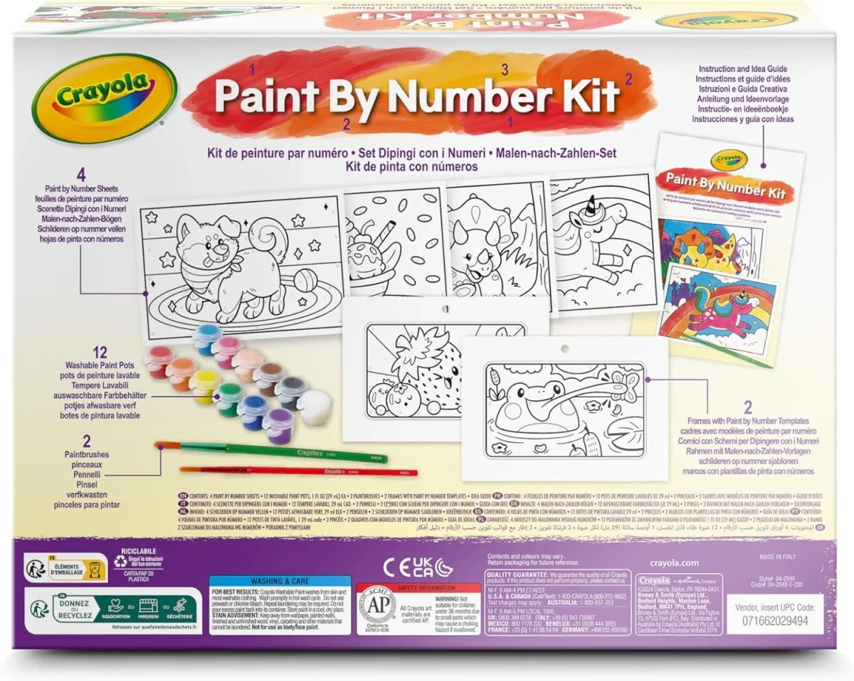 Kit pintar por números - Crayola (Liquidación) - Imagen 4
