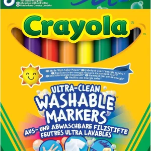 8 rotuladores gruesos lavables - Crayola (Liquidación)