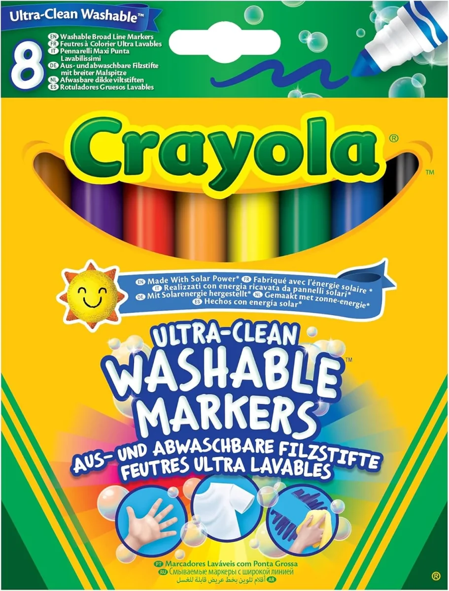 8 rotuladores gruesos lavables - Crayola (Liquidación) - Imagen 2