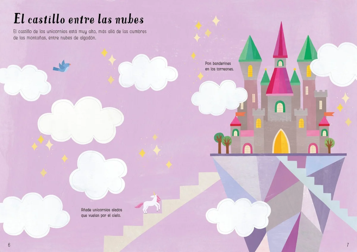 Mi pequeño libro de pegatinas - Unicornios - Imagen 4