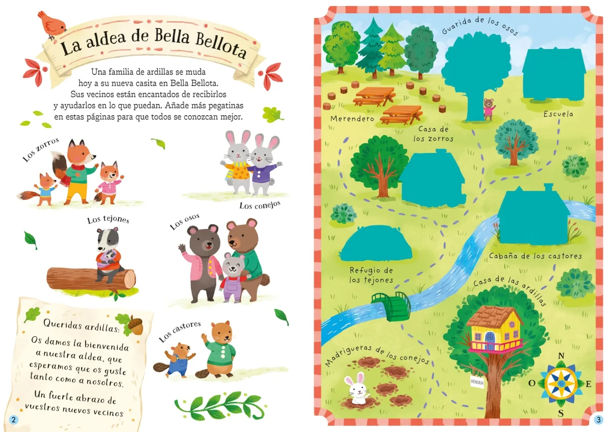 Mi pequeño libro de pegatinas - Bienvenidos a Bella Bellota - Imagen 3