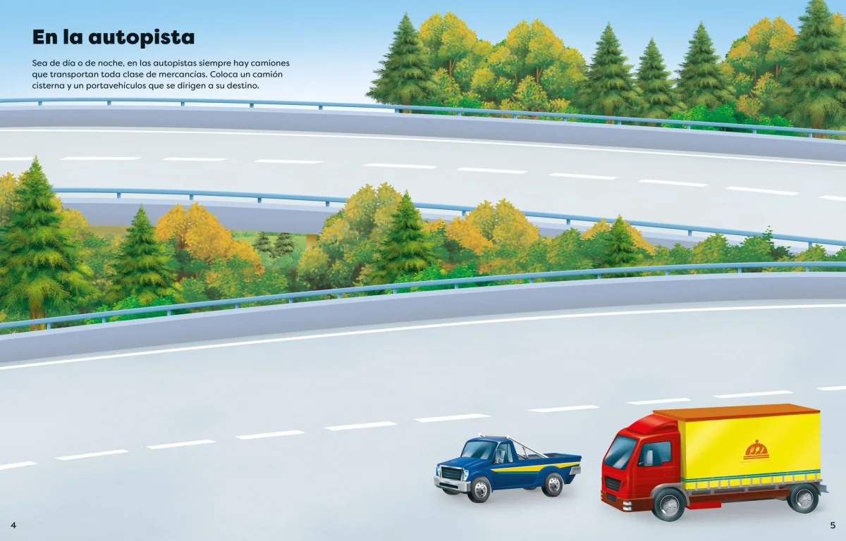 Libro de pegatinas - Camiones - Imagen 3
