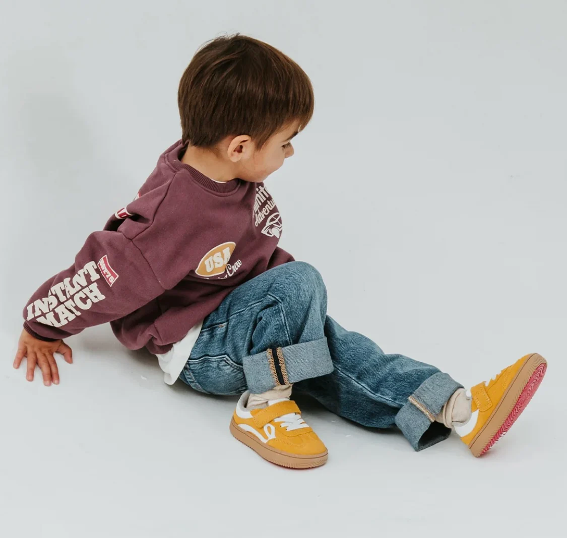 Deportivas barefoot Lejan One Amarillo - Imagen 3