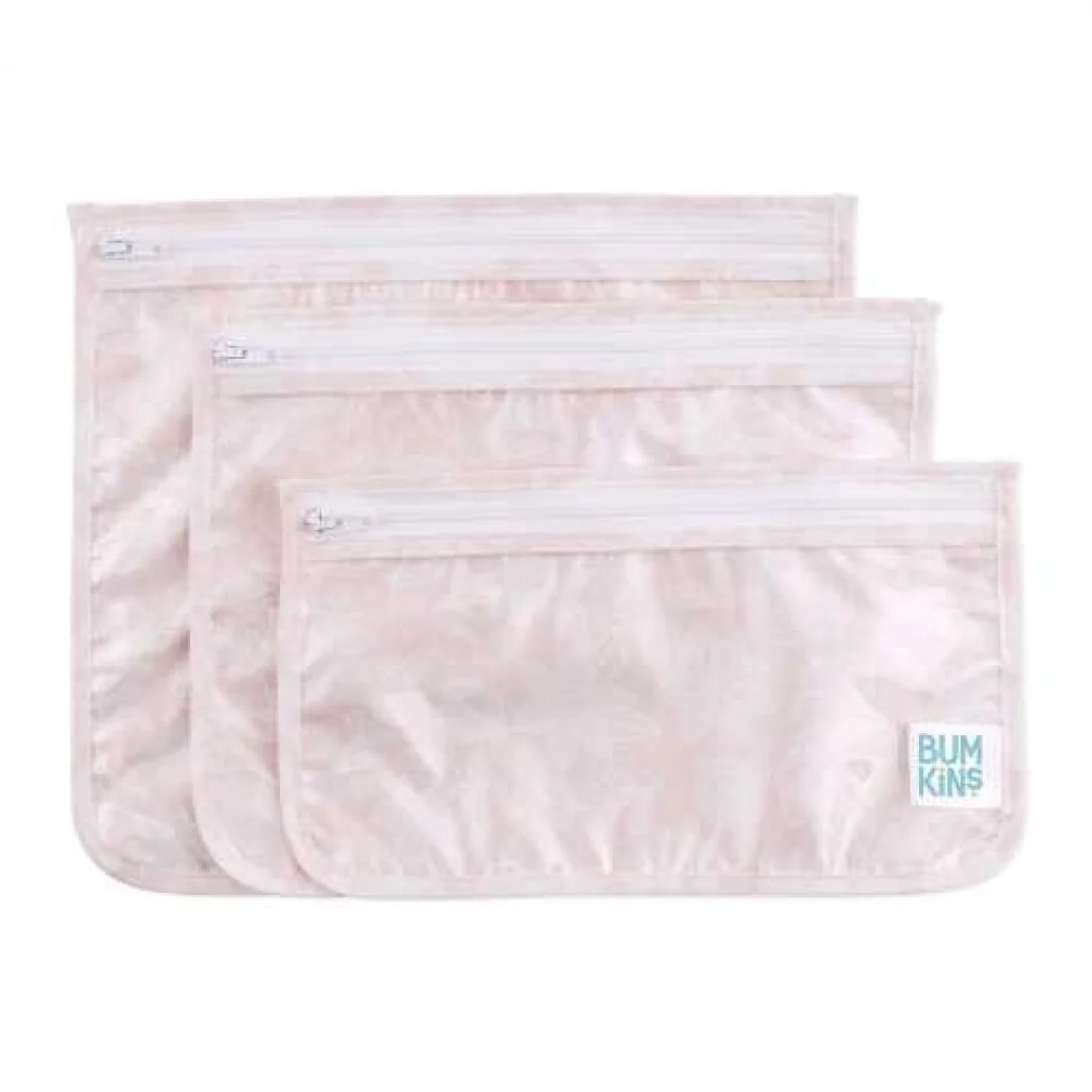 Bolsas Transparentes Bumkins Rosa - Imagen 2