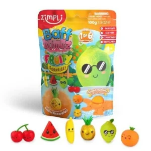Bomba de baño surprise frutas (unidad) - Zimpli Kids