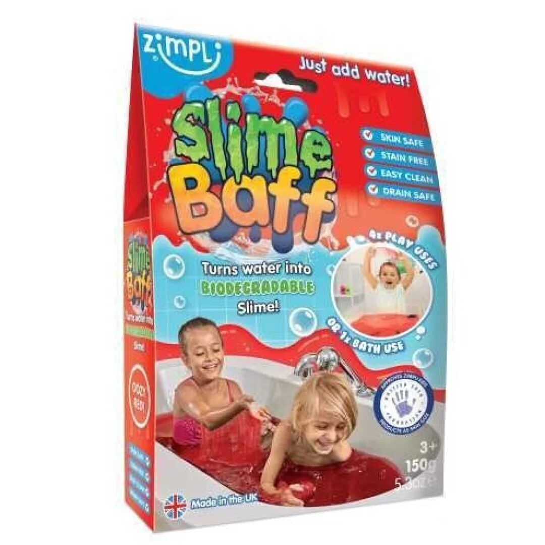 Slime sensorial para el baño rojo - Zimpli Kids