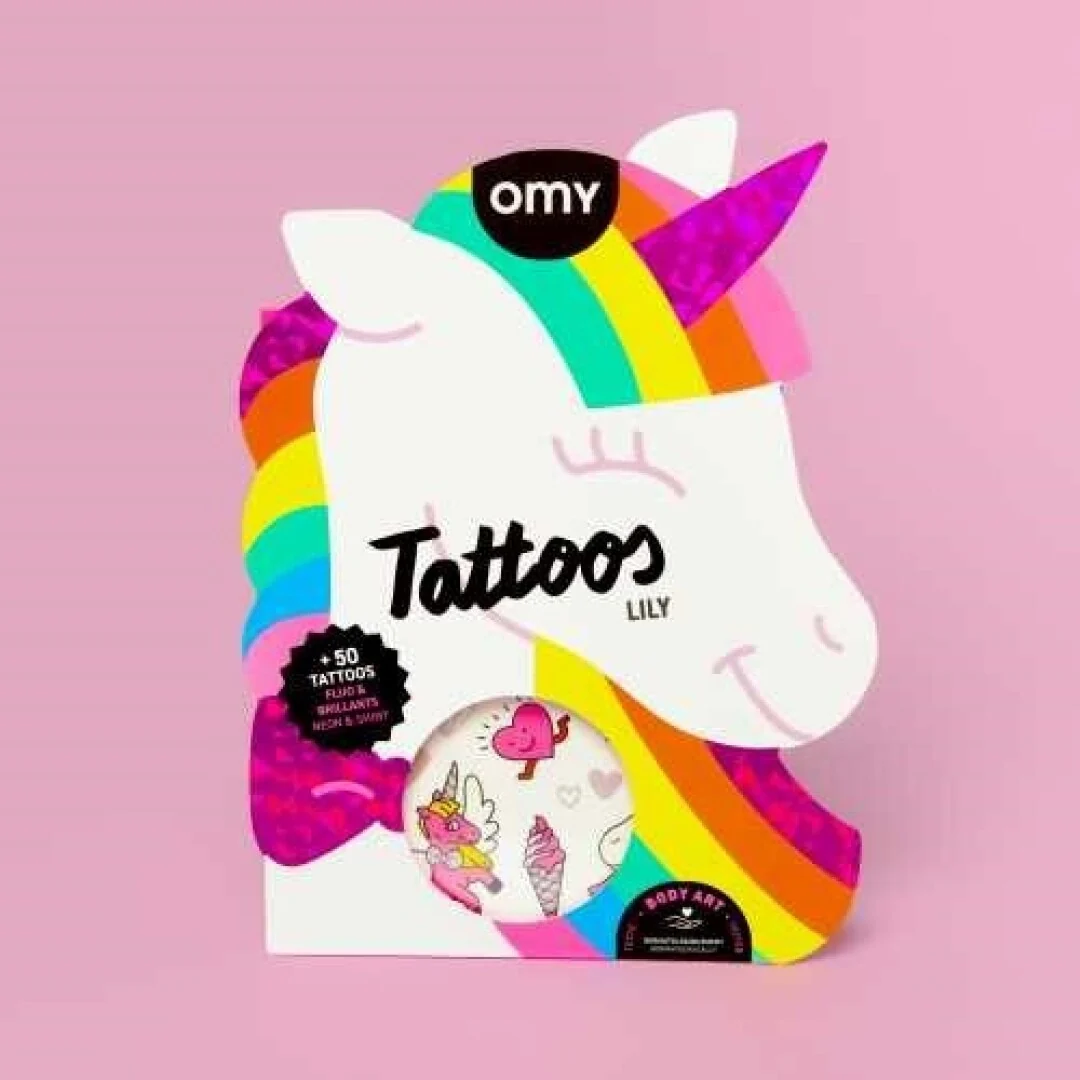 Tattos Unicornios - Omy - Imagen 2