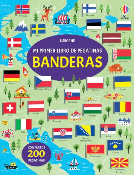 Mi primer libro de pegatinas - Banderas