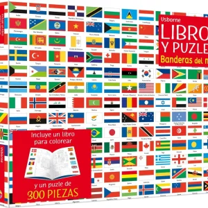 Libro y Puzzle: Banderas del mundo