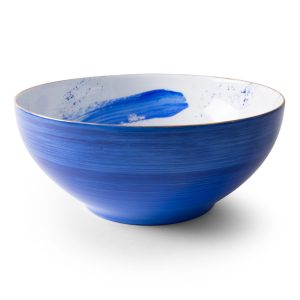 Ensaladera Mediana Brush Azul