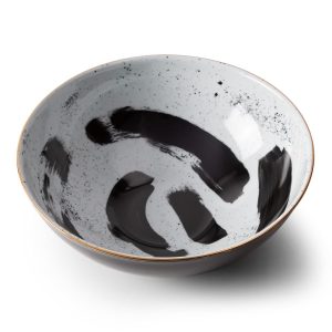 Ensaladera Grande Brush Negro