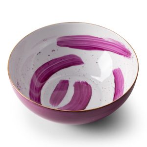Ensaladera Grande Brush Rosa