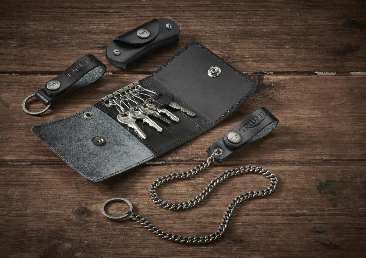 Triumph Lanyard de Cadena de Cuero - Imagen 7