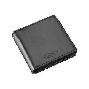 Triumph Cartera de Cuero con Cremallera Cuadrada