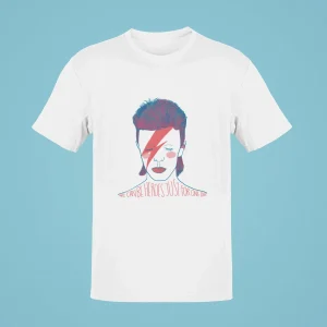 Camiseta unisex ilustrada por Juanita Pinta - Bowie