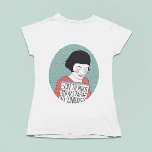 Camiseta de mujer ilustrada por Juanita Pinta - Amelie