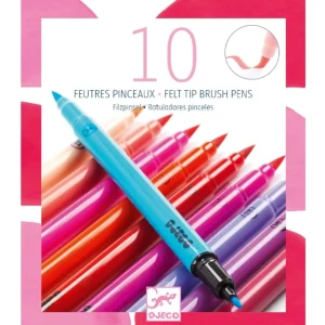 10 Rotuladores pincel dulce