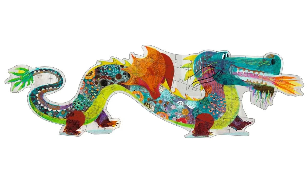 Puzzle Gigante El Dragón - Djeco - Imagen 4