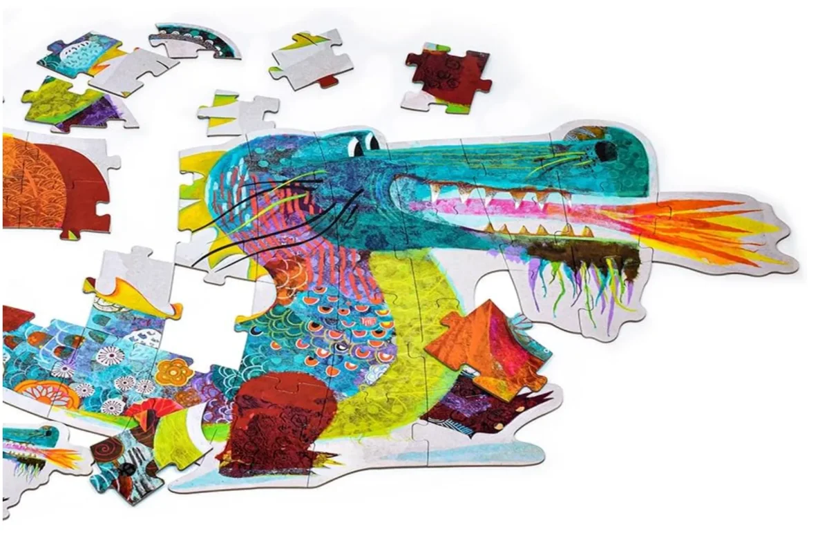 Puzzle Gigante El Dragón - Djeco - Imagen 3