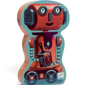 Puzzle Silueta Robot  - Djeco