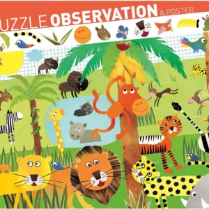Puzzle Observación La Jungla - Djeco