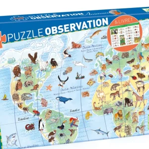 Puzzle Observación Los Animales del mundo - Djeco