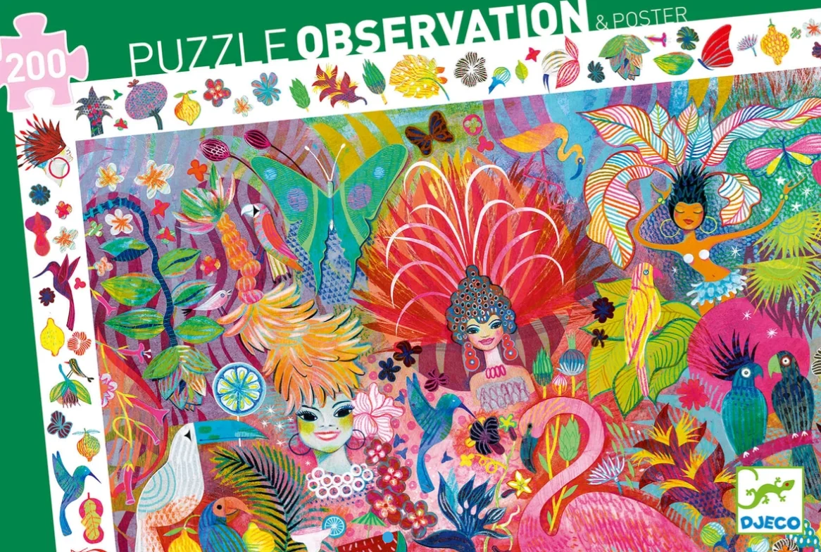 Puzzle observación Carnaval Río - Djeco - Imagen 2