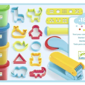 Set plastilina 4 colores primarios con accesorios - Djeco