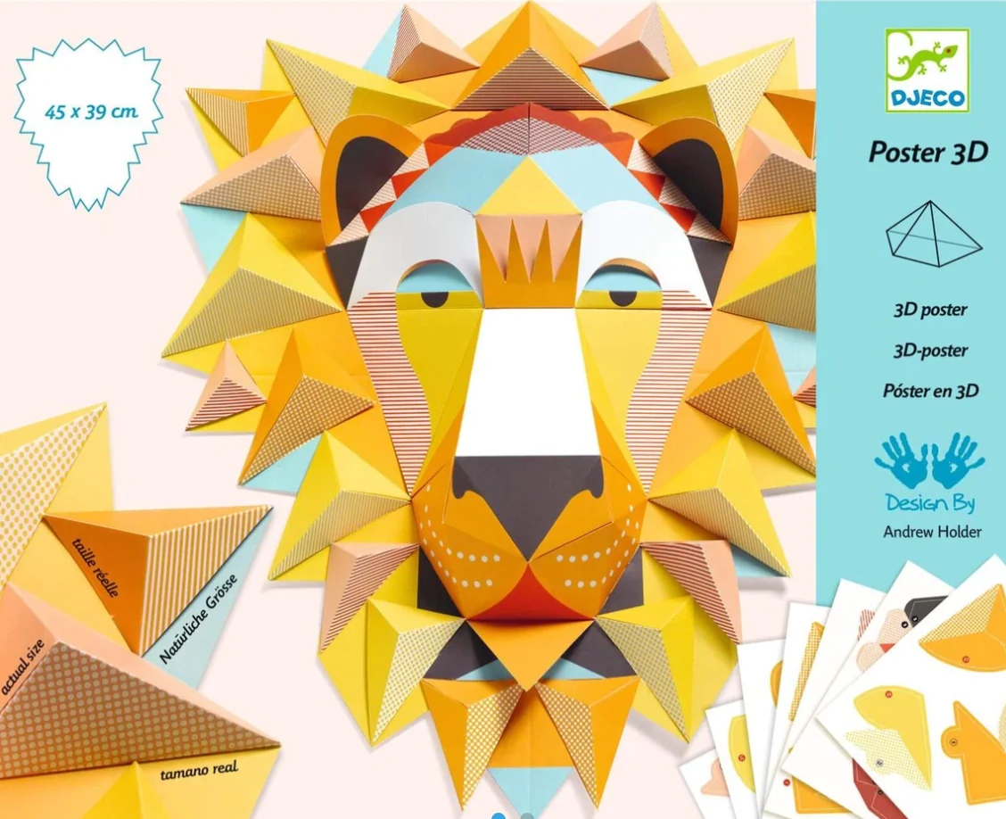 Póster 3D El rey león - Djeco - Imagen 2