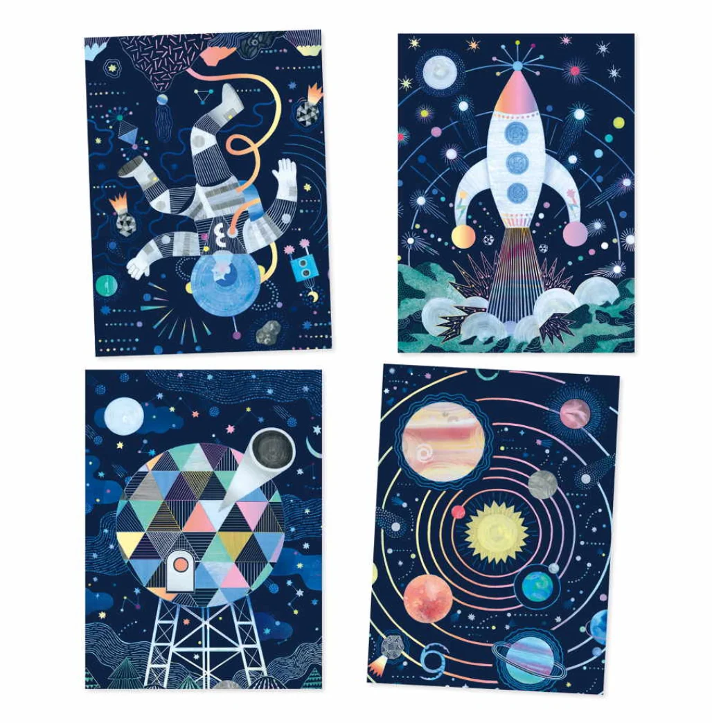 Cuadros para rascar Misión cosmos - Djeco - Imagen 4