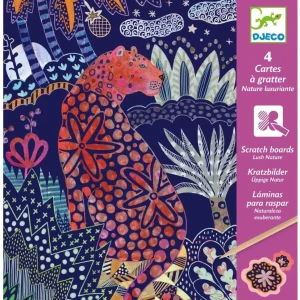 Cuadros para rascar Natura exuberante - Djeco