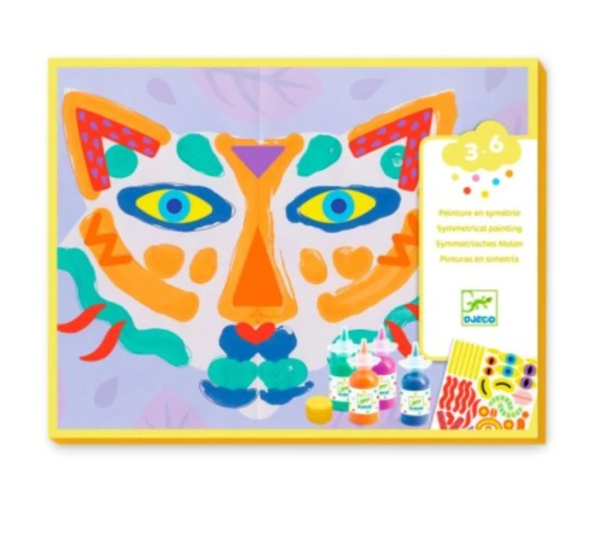 Pinturas en simetría animales - Djeco - Imagen 2